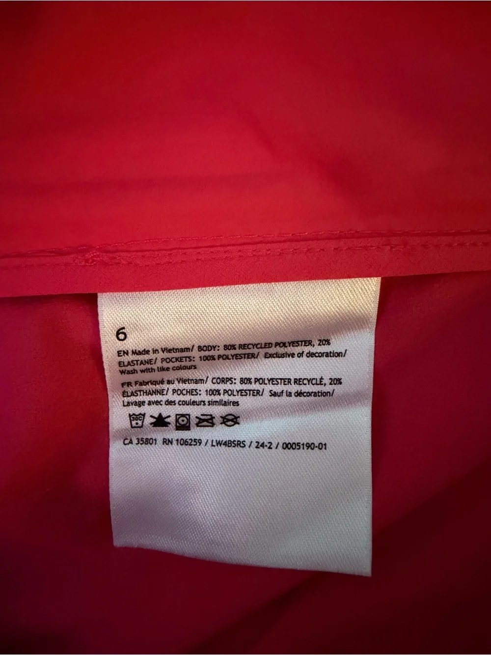 Lululemon Mist Over Hooded Running Jacket Glazed Pink Full Zip Size 6